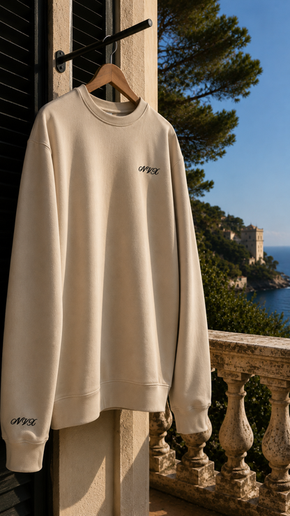 NVX Sweatshirt Black Logo - Old Money Collection