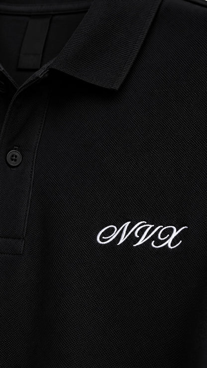 NVX Polo White Logo - Old Money Collection