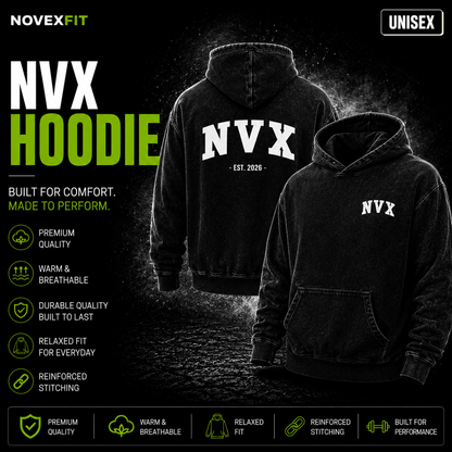 NVX Hoodie White Letters