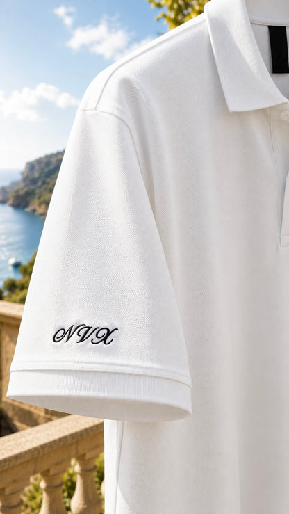 NVX Polo Black Logo - Old Money Collection
