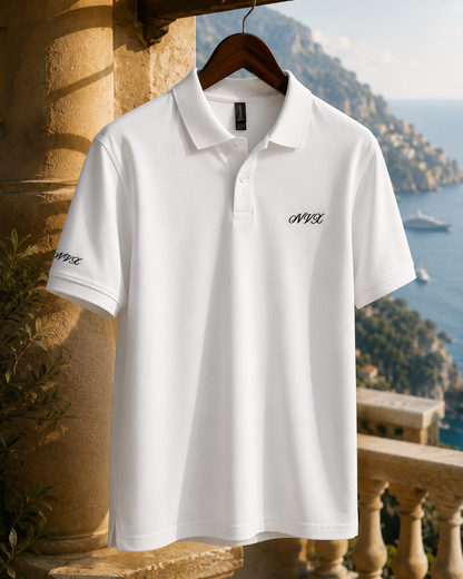 NVX Polo Black Logo - Old Money Collection