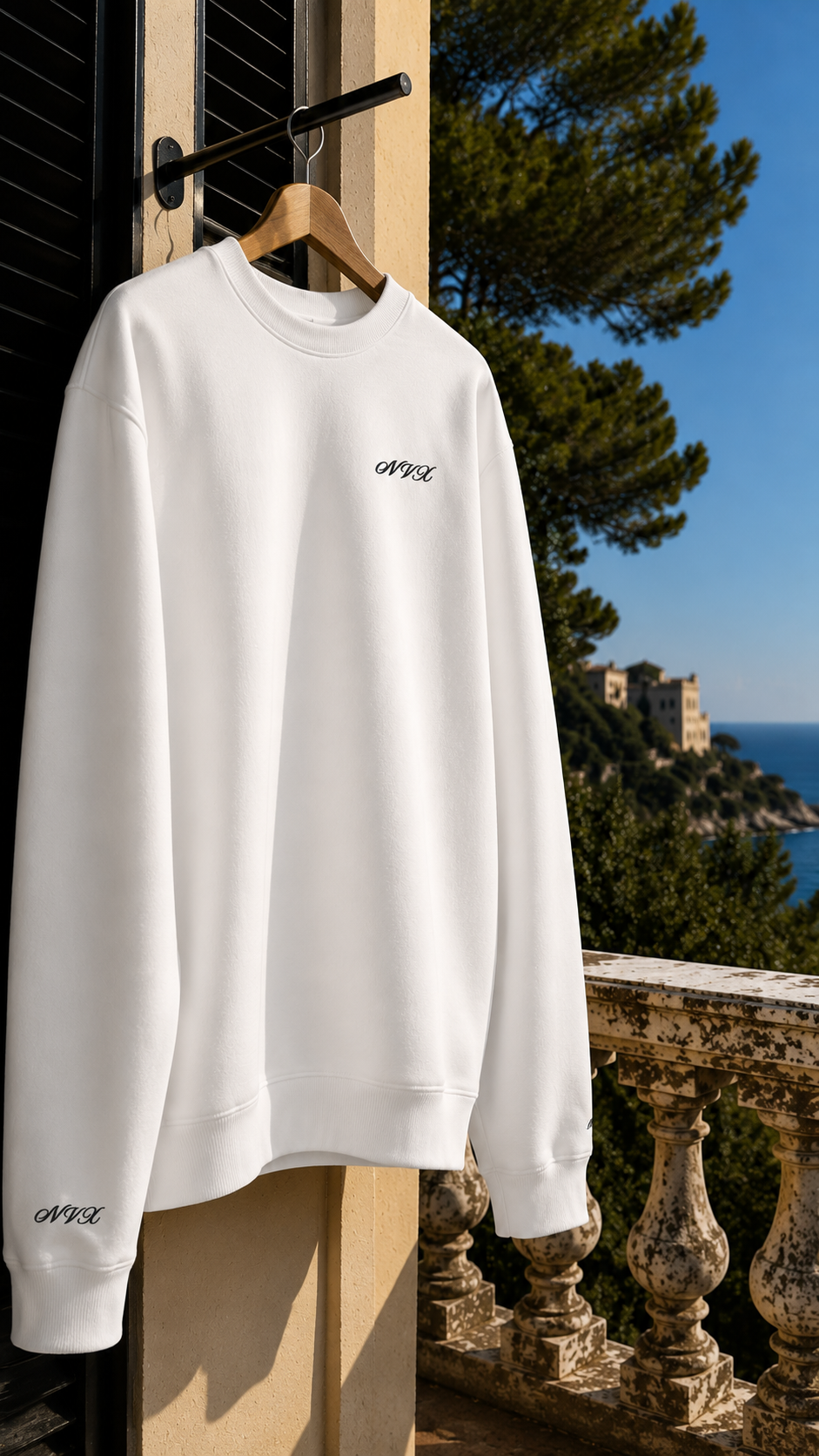 NVX Sweatshirt Black Logo - Old Money Collection