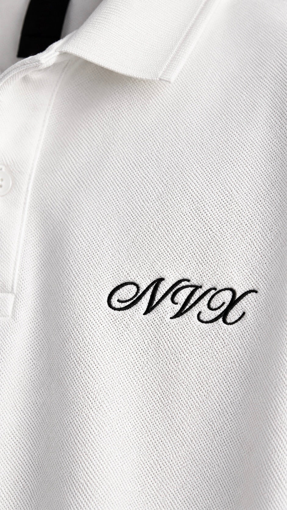 NVX Polo Black Logo - Old Money Collection