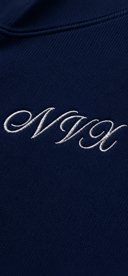 NVX Sweatshirt White Logo - Old Money Collection