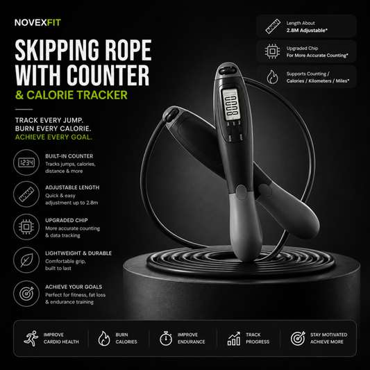 Skipping Rope With Counter And Calorie Tracker